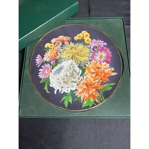 Anna Perenna The Flowers Of Count Lennart Bernadotte Chrysanthemum Plate